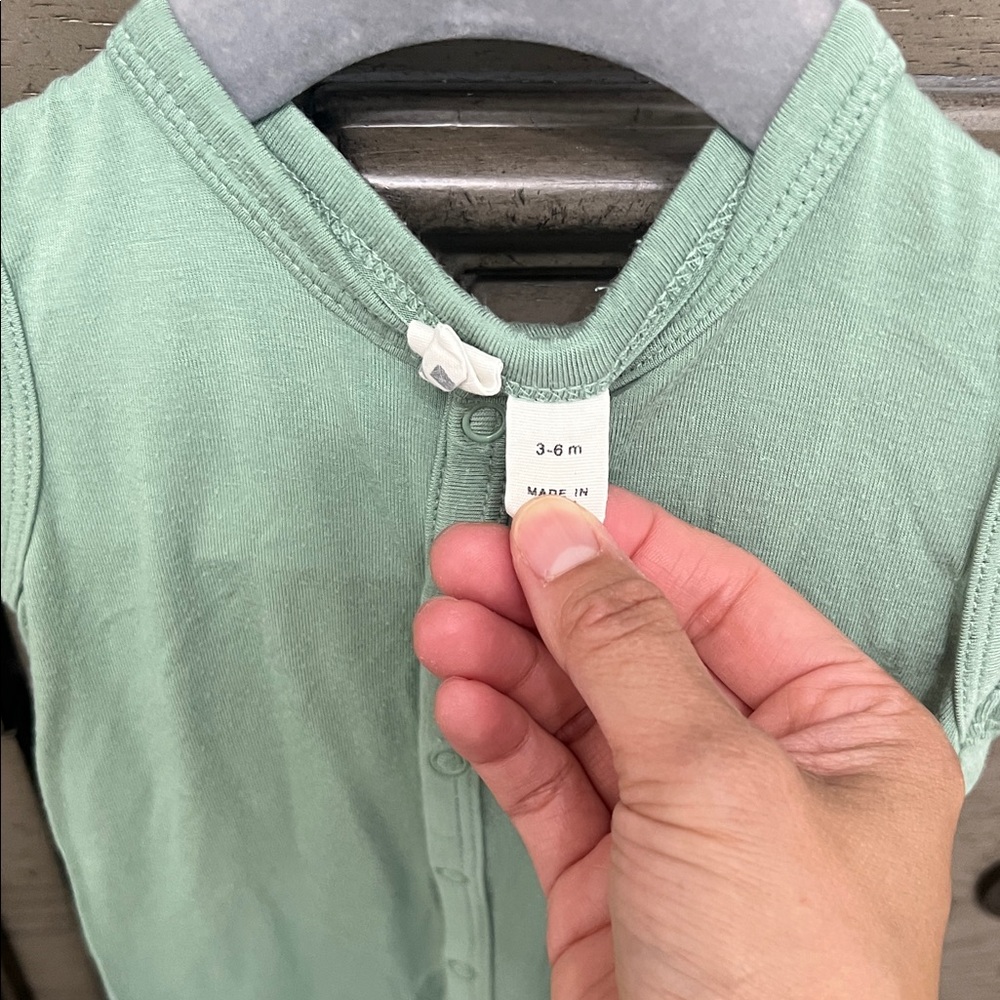 Kyte BABY Mint Green Sleeveless One Piece - Picture 2 of 2